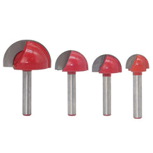 Load image into Gallery viewer, 6 Shank Lace Round Cutter Woodworking Relief Milling Cutter, 5 PCS/Set 6-18mm, 4 PCS/Set 16-32mm