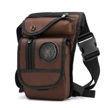 Load image into Gallery viewer, HaoShuai 325 Multi-Function Nylon Leg Bag Mountaineering Outdoor Travel Sports Convenient Waist Bag, Blue, Black, Red, Army Green, Brown, Khaki