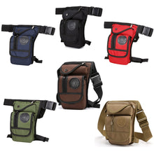 Load image into Gallery viewer, HaoShuai 325 Multi-Function Nylon Leg Bag Mountaineering Outdoor Travel Sports Convenient Waist Bag, Blue, Black, Red, Army Green, Brown, Khaki