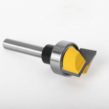 Load image into Gallery viewer, Copy Type Clear Bottom Woodworking Milling Cutter Trimming Machine Slotting Cutter, 1/4x3/4x11.9mm, 6x3/4x11.9mm