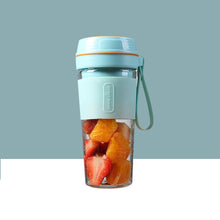 Load image into Gallery viewer, FS1300 Mini Juicer Home Portable Cooking Machine Student Juice Cup Juicer, Gem Blue Double Blade, Cherry Blossom Double Blade, Gem Blue Four Blade, Cherry Blossom Four  Blade