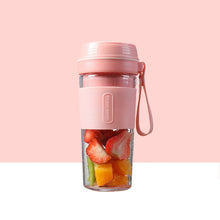 Load image into Gallery viewer, FS1300 Mini Juicer Home Portable Cooking Machine Student Juice Cup Juicer, Gem Blue Double Blade, Cherry Blossom Double Blade, Gem Blue Four Blade, Cherry Blossom Four  Blade