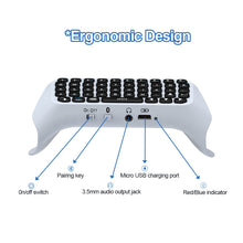 Load image into Gallery viewer, JYS-P5121 Bluetooth Wireless Handle Keyboard Can Chat Voice External Keyboard Suitable For PS5, JYS-P5121