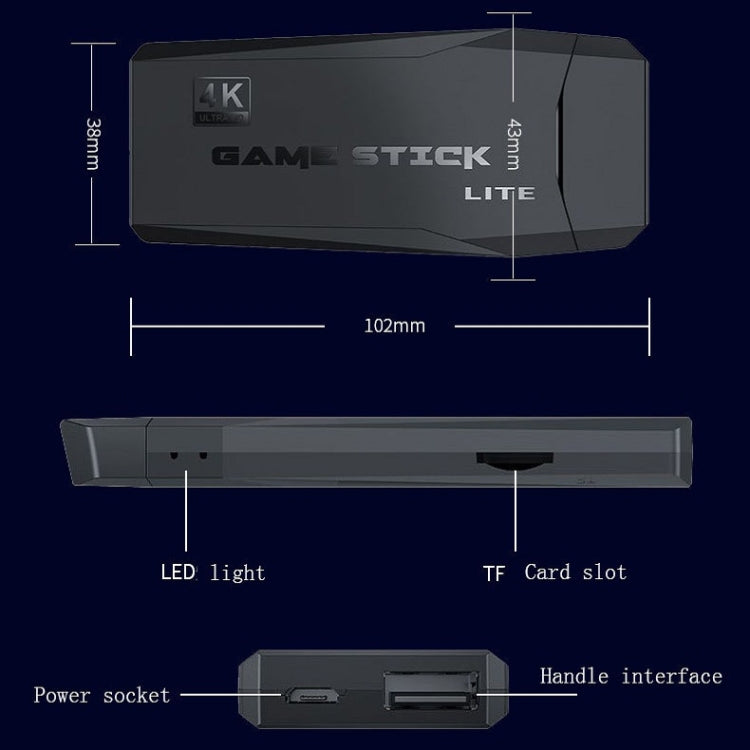 M8 Wireless HDMI Arcade Game Home TV Mini Game Machine with 2 x GamePads, M8  32G (Wireless), M8  64G (Wireless)