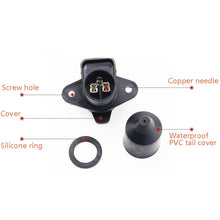 Load image into Gallery viewer, 2 PCS VS130E 3P 12V PVC Trailer Connector Socket EU Plug, VS130E