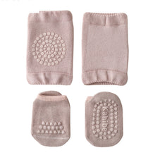 Load image into Gallery viewer, Summer Children Knee Pads Baby Floor Socks Baby Non-Slip Crawling Sports Protection Suit, S 0-1 Years Old, M 1-3 Years Old