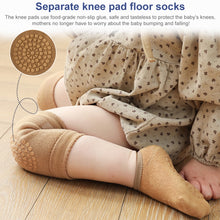 Load image into Gallery viewer, Summer Children Knee Pads Baby Floor Socks Baby Non-Slip Crawling Sports Protection Suit, S 0-1 Years Old, M 1-3 Years Old