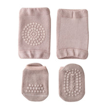 Load image into Gallery viewer, Summer Children Knee Pads Baby Floor Socks Baby Non-Slip Crawling Sports Protection Suit, S 0-1 Years Old, M 1-3 Years Old