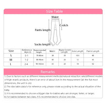 Load image into Gallery viewer, Spring And Autumn Girl Tights Bow Baby Knit Pantyhose Size: