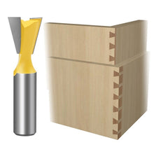 Load image into Gallery viewer, 1/2 Handle Dovetail Cutter Wood Engraving Small Milling Cutter, Specification:, 1/2x1/4mm, 1/2x3/8mm, 1/2x1/2mm, 5 PCS/Set, 1/2x5/8mm, 1/2x3/4mm
