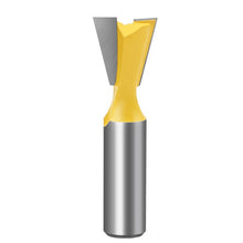 Load image into Gallery viewer, 1/2 Handle Dovetail Cutter Wood Engraving Small Milling Cutter, Specification:, 1/2x1/4mm, 1/2x3/8mm, 1/2x1/2mm, 5 PCS/Set, 1/2x5/8mm, 1/2x3/4mm
