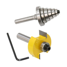 Load image into Gallery viewer, 7 Bearing Slot Cutters 8 Handle Adjustable Woodworking Milling Cutters, 7 Bearing Slot Cutters