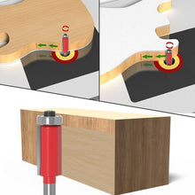 Load image into Gallery viewer, Woodworking Engraving Milling Cutter Trimming Machine Alloy Cutter Head, Model: 6mm Handle 4PCS/Set, 1/4x1/4mm, 1/4x5/16mm, 1/4x3/8mm, 1/4x1/2mm, 1/4mm Handle 4PCS/Set, 6x1/4mm, 6x5/16mm, 6x3/8mm, 6x1/2mm, 6mm Handle 4PCS/Set