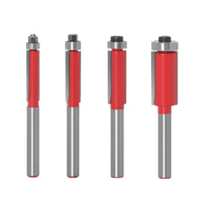 Load image into Gallery viewer, Woodworking Engraving Milling Cutter Trimming Machine Alloy Cutter Head, Model: 6mm Handle 4PCS/Set, 1/4x1/4mm, 1/4x5/16mm, 1/4x3/8mm, 1/4x1/2mm, 1/4mm Handle 4PCS/Set, 6x1/4mm, 6x5/16mm, 6x3/8mm, 6x1/2mm, 6mm Handle 4PCS/Set