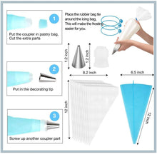 Load image into Gallery viewer, 220 in 1 Cake Turntable Decorating Nozzle Set Baking Tool Fondant Mold Set, 220 PCS/Set