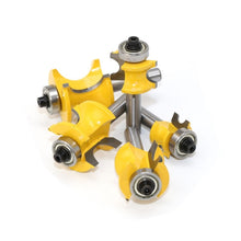 Load image into Gallery viewer, 8-Shank Bearing Positive Semicircular Cutter Engraving Machine Woodworking Cutter, No. 1, No. 2, No. 3, No. 4, No. 5, 5 PCS/Set