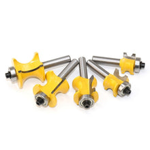 Load image into Gallery viewer, 8-Shank Bearing Positive Semicircular Cutter Engraving Machine Woodworking Cutter, No. 1, No. 2, No. 3, No. 4, No. 5, 5 PCS/Set