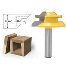 Load image into Gallery viewer, 8 Handles 45 Degree Tenon Cutter 8x1-1/2 Tenon And Tenon Woodworking Milling Cutter, 8 Handles 45 Degree