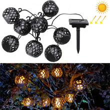 Load image into Gallery viewer, Solar Flame Ball Light String Outdoor Solar Courtyard IP44 Waterproof Light, 6 in 1, 8 in 1