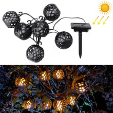 Load image into Gallery viewer, Solar Flame Ball Light String Outdoor Solar Courtyard IP44 Waterproof Light, 6 in 1, 8 in 1