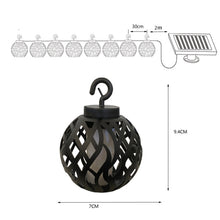 Load image into Gallery viewer, Solar Flame Ball Light String Outdoor Solar Courtyard IP44 Waterproof Light, 6 in 1, 8 in 1