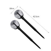 Load image into Gallery viewer, 2 PCS Light Control Solar Lawn Lamp Outdoor Garden Lights, 2 PCS Warm Light