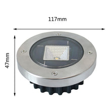 Load image into Gallery viewer, Outdoor Solar Buried Light Household Garden Grass Ground Waterproof Lamp, White Light, Warm Light