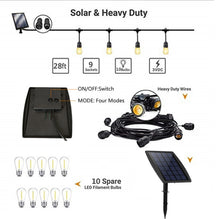 Load image into Gallery viewer, 10 In 1 Outdoor Solar Bulb String Lamp Waterproof Solar Garden Light