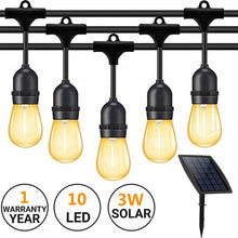 Load image into Gallery viewer, 10 In 1 Outdoor Solar Bulb String Lamp Waterproof Solar Garden Light