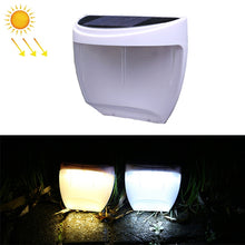 Load image into Gallery viewer, 8 LED Light Control Solar Garden Wall Light Outdoor Fence Light Lawn Light Street Lamp, White Light, Warm Light