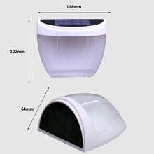 Load image into Gallery viewer, 8 LED Light Control Solar Garden Wall Light Outdoor Fence Light Lawn Light Street Lamp, White Light, Warm Light
