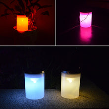Load image into Gallery viewer, Outdoor Waterproof Solar Light Bucket Shape LED Courtyard Garden Hanging Lamp Night Light, Colorful Light, White Light, Warm Light