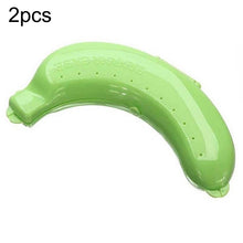 Load image into Gallery viewer, 2 PCS Cute 3 Colors Fruit Banana Protector Box Lunch Container Storage Box  for Kids