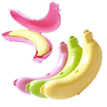 Load image into Gallery viewer, 2 PCS Cute 3 Colors Fruit Banana Protector Box Lunch Container Storage Box  for Kids