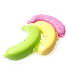 Load image into Gallery viewer, 2 PCS Cute 3 Colors Fruit Banana Protector Box Lunch Container Storage Box  for Kids