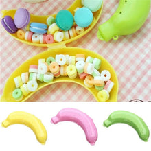Load image into Gallery viewer, 2 PCS Cute 3 Colors Fruit Banana Protector Box Lunch Container Storage Box  for Kids