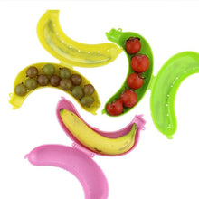 Load image into Gallery viewer, 2 PCS Cute 3 Colors Fruit Banana Protector Box Lunch Container Storage Box  for Kids