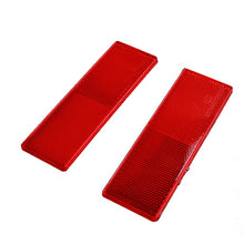 Load image into Gallery viewer, 50 PCS Car Body Reflective Stickers Plastic Reflective Strip Reflector Truck Reflective Tablet, Nonporous, With Holes
