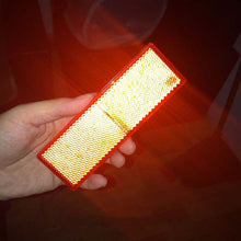 Load image into Gallery viewer, 50 PCS Car Body Reflective Stickers Plastic Reflective Strip Reflector Truck Reflective Tablet, Nonporous, With Holes