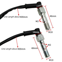 Load image into Gallery viewer, Motorcycle Accessories Disc Brake Pad M10 Hydraulic Brake Switch Double Hole Hydraulic Brake Switch, M10 x 1.25mm, M10 x 1.00mm