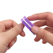 Load image into Gallery viewer, 50 PCS 35x25x10mm EVA Small Square Sponge Nail File Random Colour Delivery