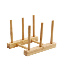 Load image into Gallery viewer, Multi-Purpose Bowl Disc Rack Kitchen Drain Rack Bamboo Tableware Storage Rack, Layer (specification): 2 Grid, 2 Grid, 4 Grid, 7 Grid, 8 Grid