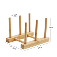 Load image into Gallery viewer, Multi-Purpose Bowl Disc Rack Kitchen Drain Rack Bamboo Tableware Storage Rack, Layer (specification): 2 Grid, 2 Grid, 4 Grid, 7 Grid, 8 Grid