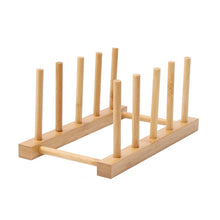 Load image into Gallery viewer, Multi-Purpose Bowl Disc Rack Kitchen Drain Rack Bamboo Tableware Storage Rack, Layer (specification): 2 Grid, 2 Grid, 4 Grid, 7 Grid, 8 Grid
