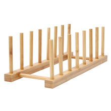 Load image into Gallery viewer, Multi-Purpose Bowl Disc Rack Kitchen Drain Rack Bamboo Tableware Storage Rack, Layer (specification): 2 Grid, 2 Grid, 4 Grid, 7 Grid, 8 Grid