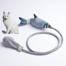 Load image into Gallery viewer, Creative Funny Cat Toy Simulation Fish Cat Toy Interactive Plush Airbag Toy, Sea Fish, Squid, Dog Tail, Horsetail