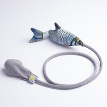 Load image into Gallery viewer, Creative Funny Cat Toy Simulation Fish Cat Toy Interactive Plush Airbag Toy, Sea Fish, Squid, Dog Tail, Horsetail