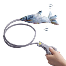Load image into Gallery viewer, Creative Funny Cat Toy Simulation Fish Cat Toy Interactive Plush Airbag Toy, Sea Fish, Squid, Dog Tail, Horsetail