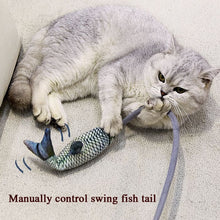 Load image into Gallery viewer, Creative Funny Cat Toy Simulation Fish Cat Toy Interactive Plush Airbag Toy, Sea Fish, Squid, Dog Tail, Horsetail
