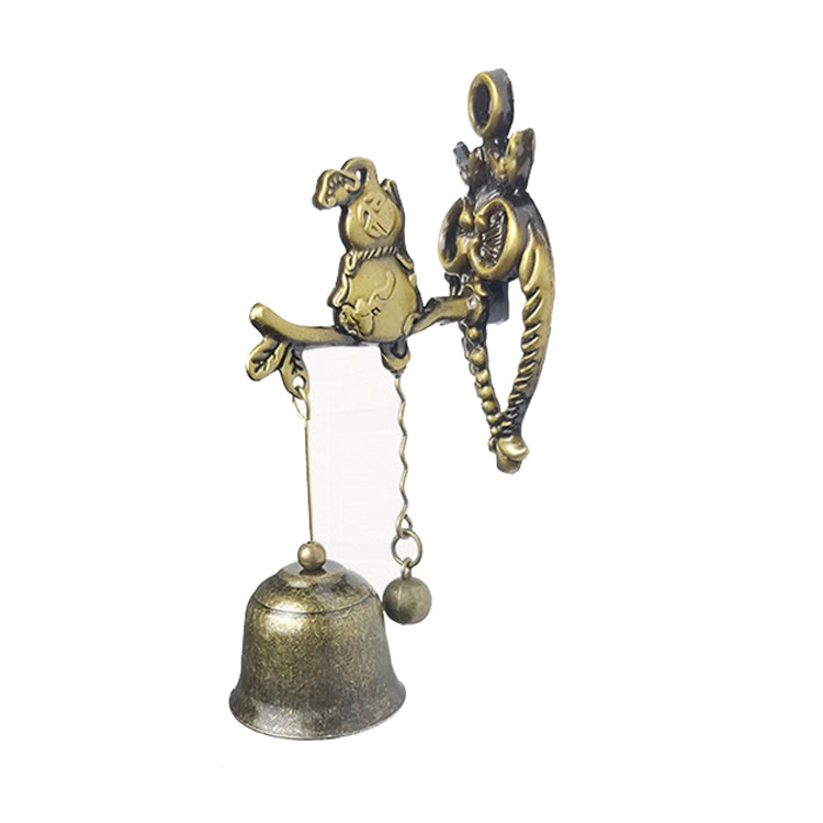 Retro Vintage Style Animal Doorbell Metal Iron Bell Wind Chimes Hanging Ornament
